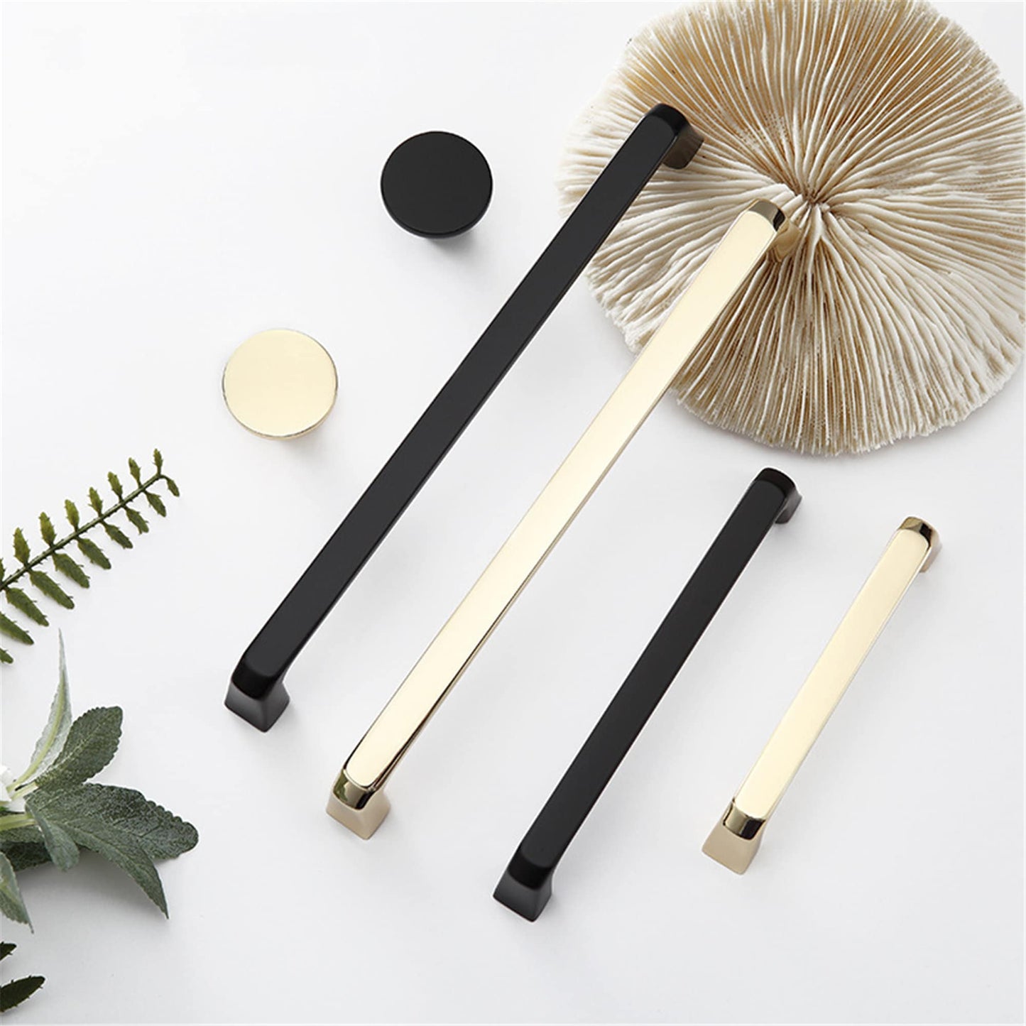 Matte Black Cabinet Handles, Modern Zinc Alloy Cabinet Pulls For Kitchen Cupboard Door, Bedroom Dresser Drawer, Bathroom Furniture Hardware
