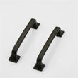 3.75 Inch Matte Black Cabinet Handles for Bathroom, Wardrobe, Bedroom