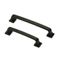5 Inch(128mm) Kitchen Cabinet Pulls, Matte Black Aluminum Alloy Cabinet Handles For Bathroom Cupboard Drawer Handles Dresser Pulls