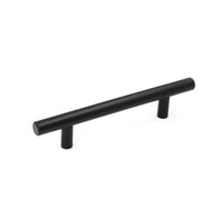 4.5 Inch(115mm) Hole Center Cabinet Handles Pulls For Kitchen Stainless Steel Matte Black Drawer Pulls ( 179mm，Length）