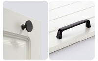 Matte Black Cabinet Handles, Modern Zinc Alloy Cabinet Pulls For Kitchen Cupboard Door, Bedroom Dresser Drawer, Bathroom Furniture Hardware