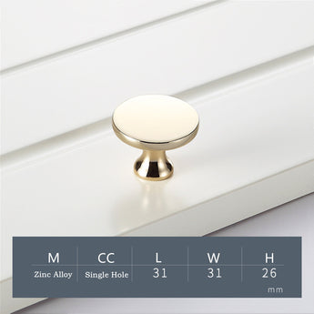Gold Cabinet Handles，Modern Zinc Alloy Brushed Gold Cabinet Pulls For Cupboard Door, Dresser Drawer, Wardrobe Hardware