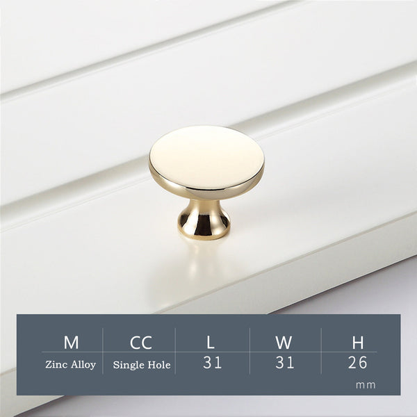 Gold Cabinet Handles，Modern Zinc Alloy Brushed Gold Cabinet Pulls For Cupboard Door, Dresser Drawer, Wardrobe Hardware