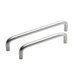 Modern Brushed Nickel Drawer Pulls Kitchen Cabinet Handles - Arch Cabinet Pulls Series - Hole Centers(3.75"/96mm , 5"/128mm, 6.25"/160mm)