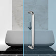 Modern Brushed Nickel Drawer Pulls Kitchen Cabinet Handles - Arch Cabinet Pulls Series - Hole Centers(3.75"/96mm , 5"/128mm, 6.25"/160mm)