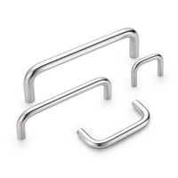 Modern Brushed Nickel Drawer Pulls Kitchen Cabinet Handles - Arch Cabinet Pulls Series - Hole Centers(3.75"/96mm , 5"/128mm, 6.25"/160mm)