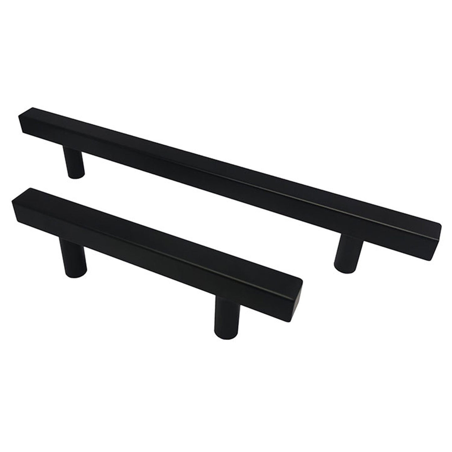 Matte Black Cabinet Pulls Kitchen Cabinet Handles - Large Size Handles - Hole Centers(7.5"，8"，8.8"，10")
