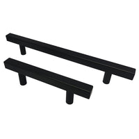 Matte Black Cabinet Pulls Kitchen Cabinet Handles - Large Size Handles - Hole Centers(7.5"，8"，8.8"，10")