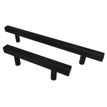 Matte Black Cabinet Pulls Kitchen Cabinet Handles - Large Size Handles - Hole Centers(7.5