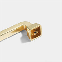 Brushed Cabinet Pulls Gold Drawer Pulls，Zinc Alloy Drawer Pull Handle For Dresser Drawers Bathroom Cabinet Hardware(Swiss Gold)